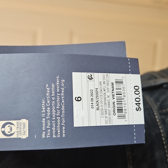 Universal Thread Black Denim Halter Dress Size 6 NWT - Picture 7 of 14